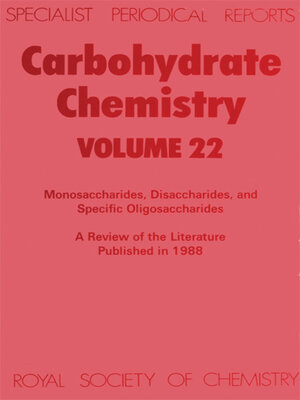 cover image of Carbohydrate Chemistry